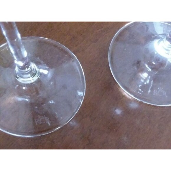 ITALY Wine RCR Goblets Crystal Glass Stem MADE IN ITALY NEW  In Original Box - Picture 7 of 7